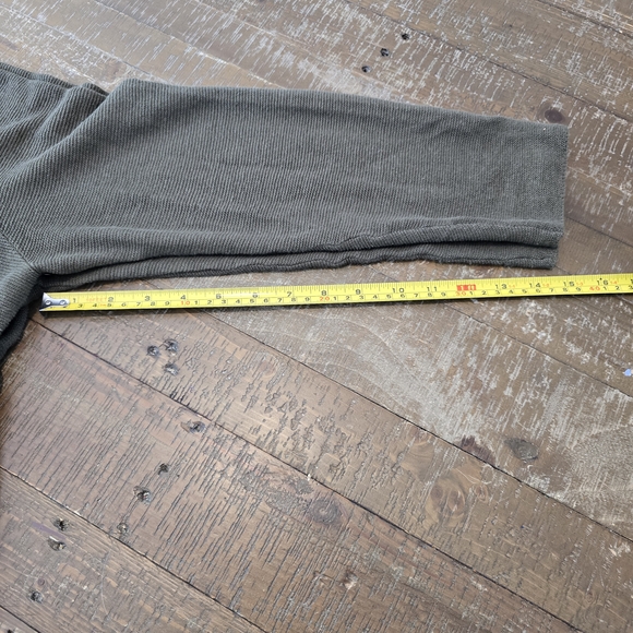 J. Jill Olive Green Open Cardigan. - Picture 8 of 8